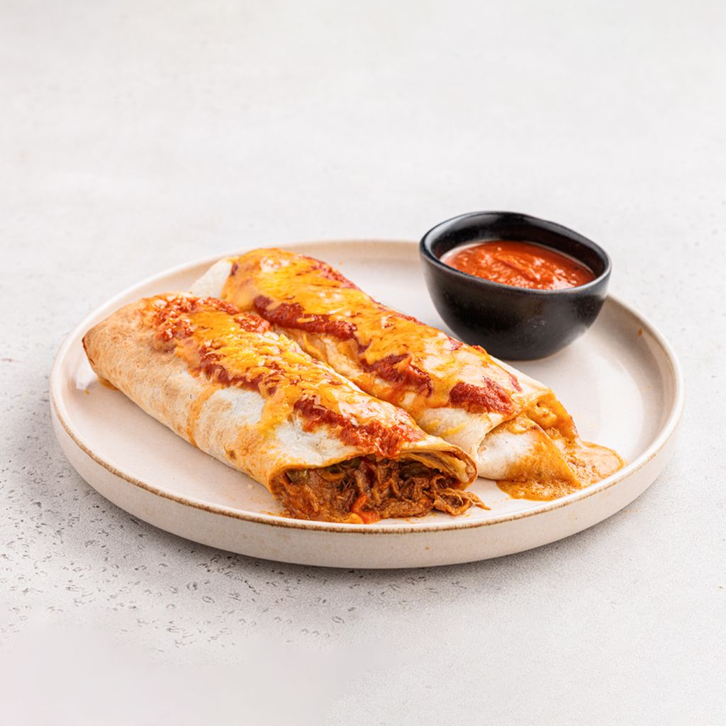 Mexican Pulled Beef Enchilada