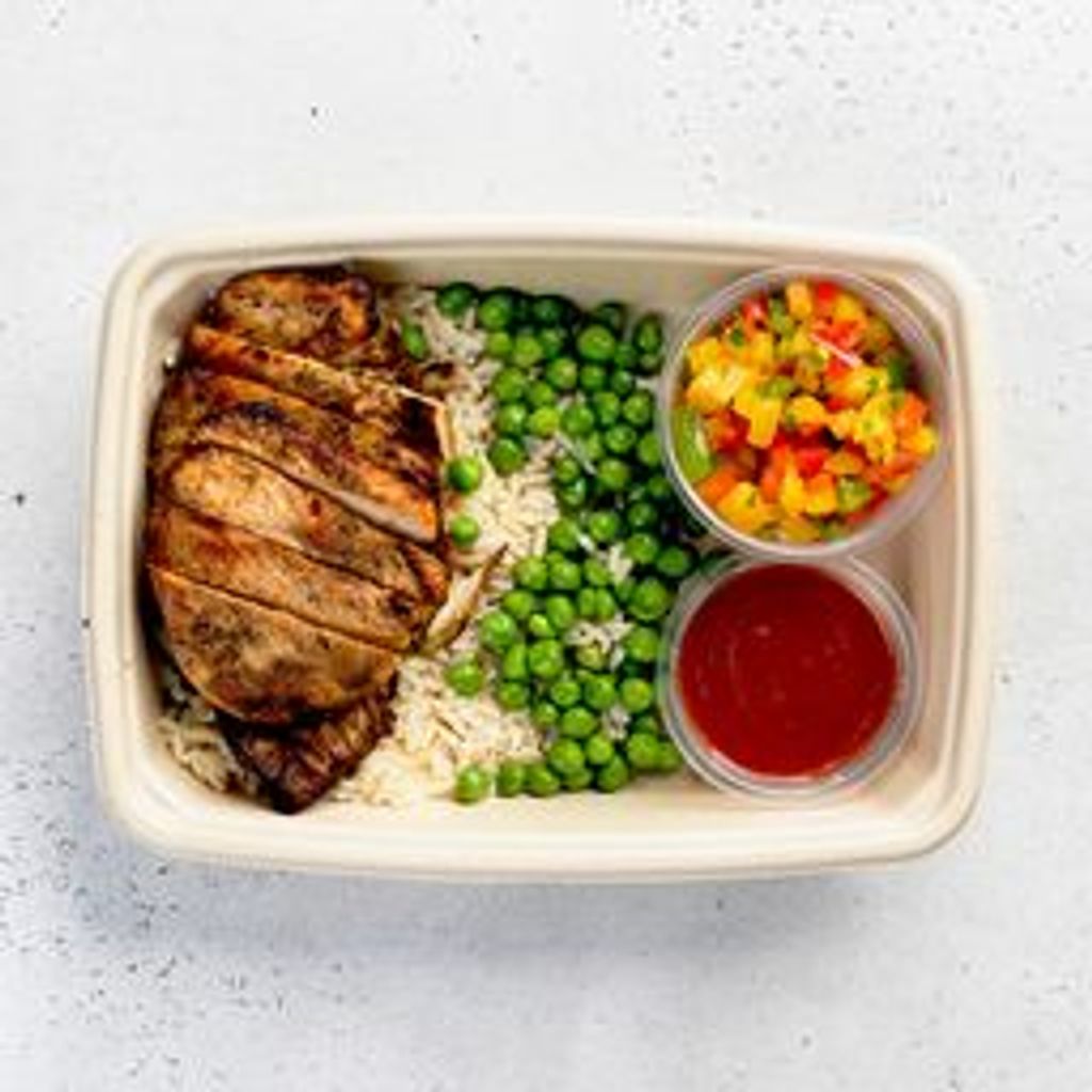Jerk Chicken with Mango Salsa