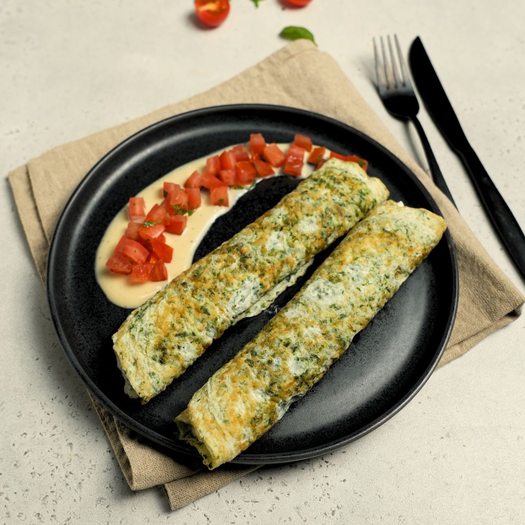 Egg White Omelette with Ricotta