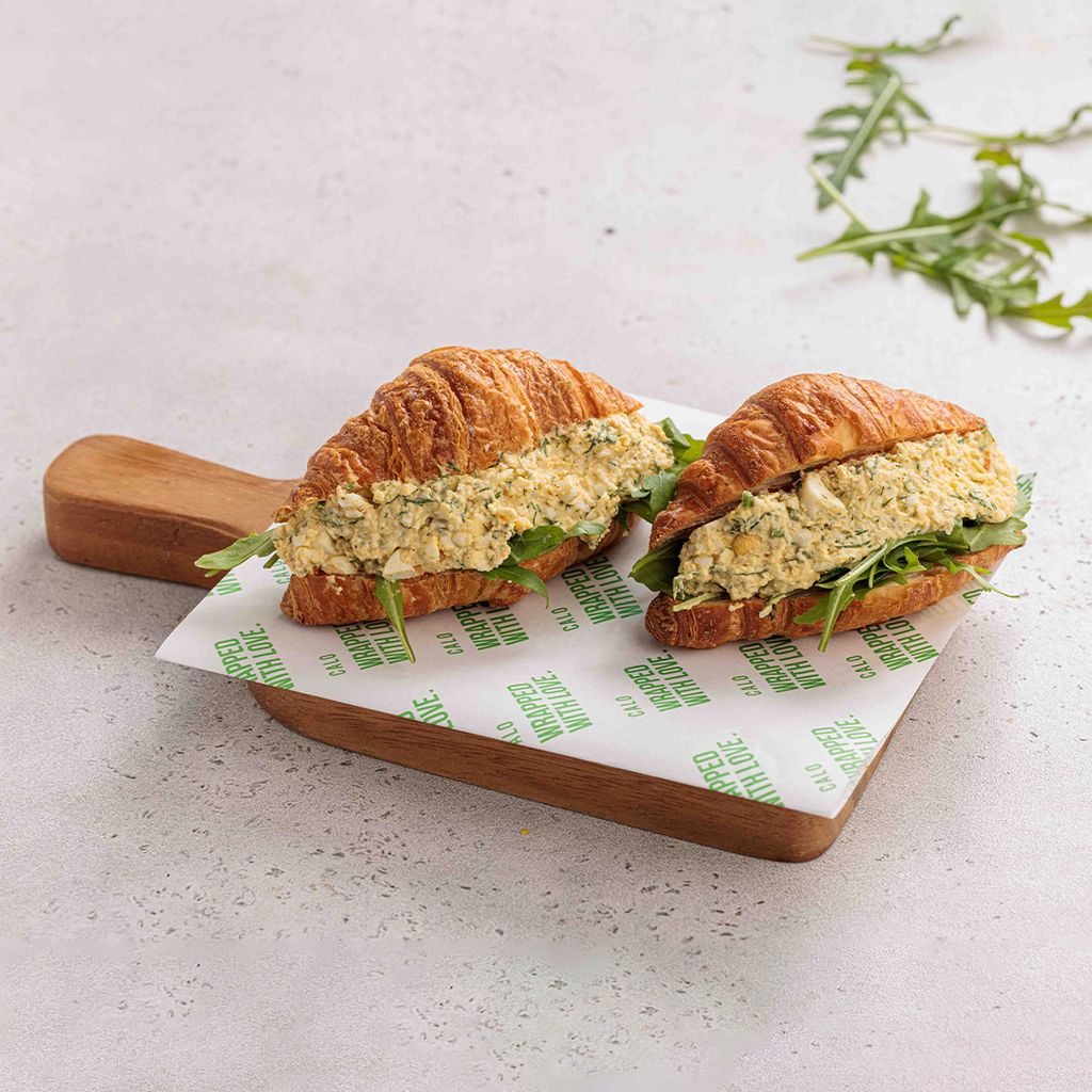 Creamy Egg Croissant