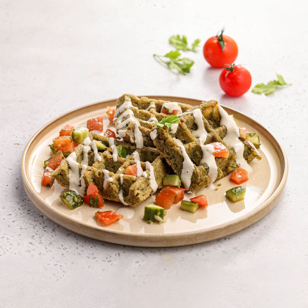 Falafel Waffle