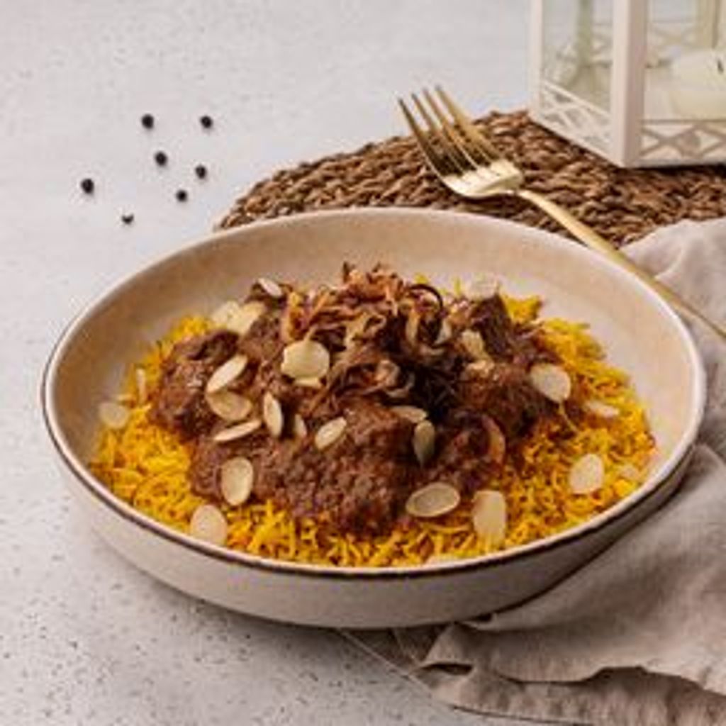 لحم الضأن مع الأرز