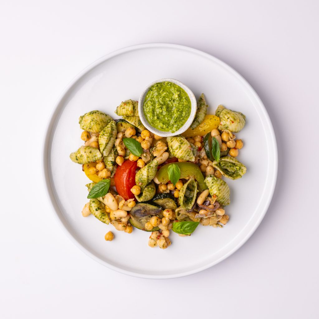 Roast Veggie and White Bean Salad