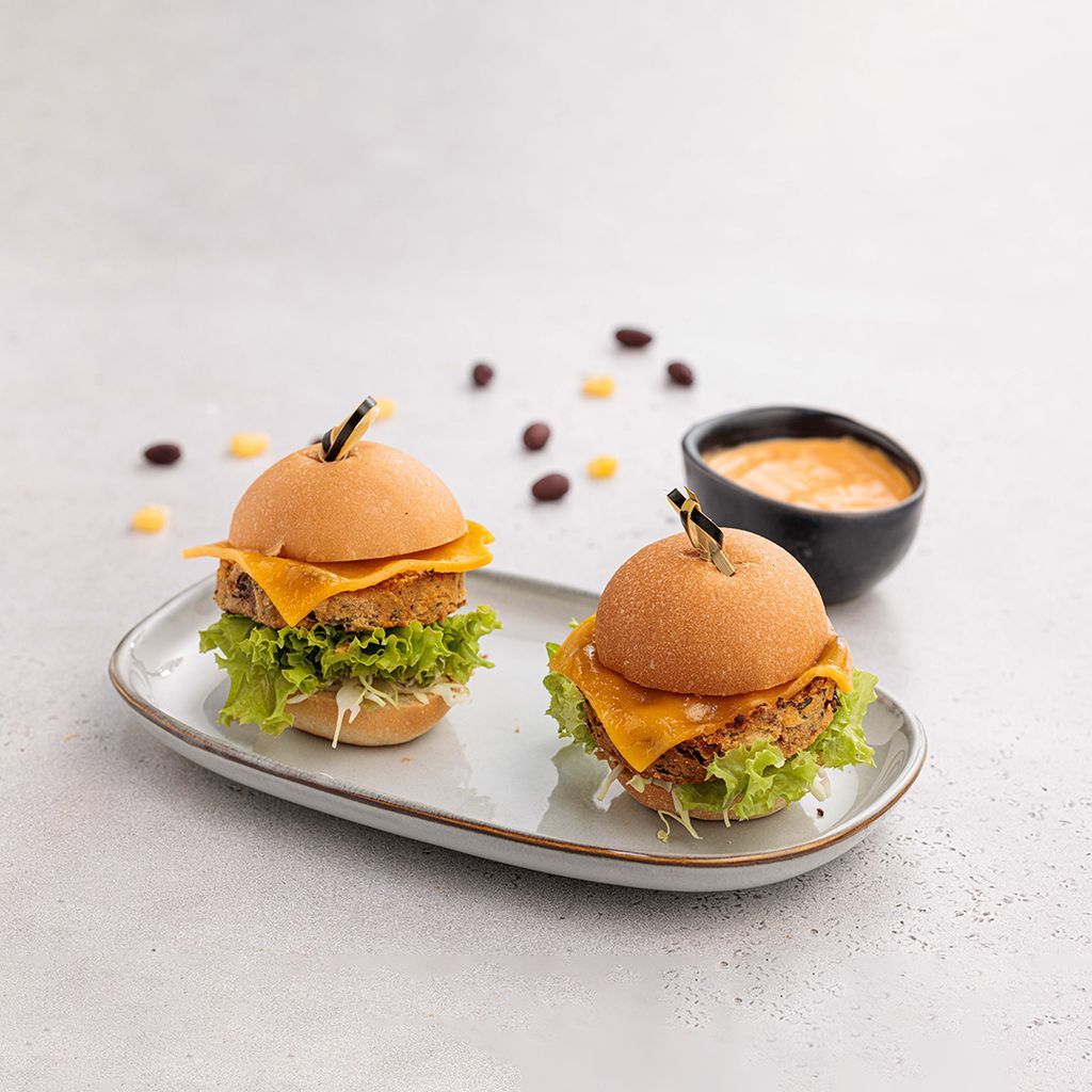 Sweet Potato Black Bean Burger