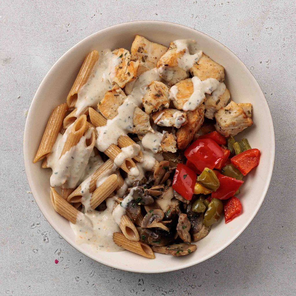 Chicken Ala King with Penne