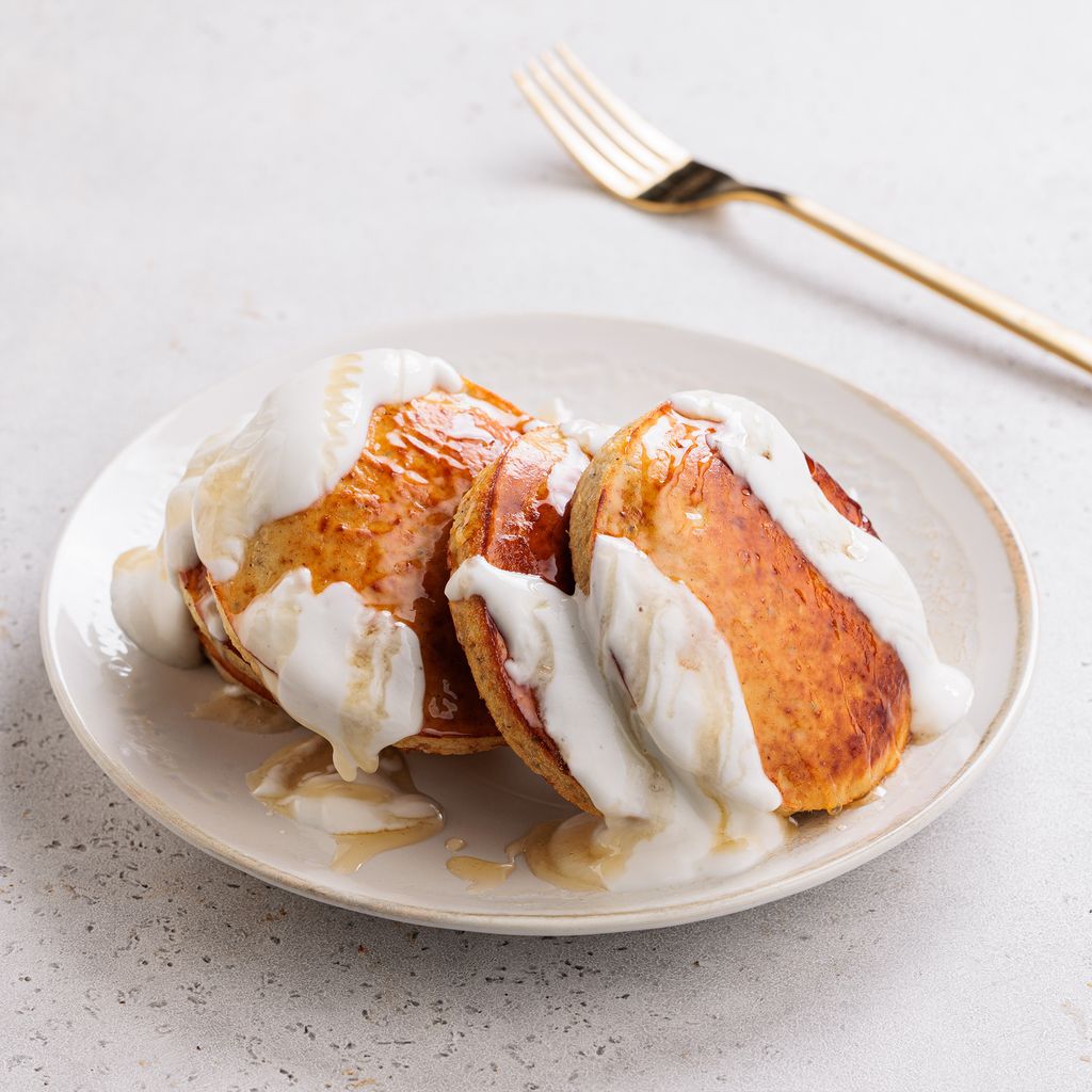 Banana Protein Pancakes