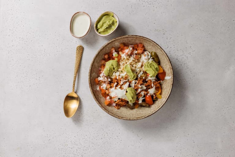 Pulled Beef Mexican Bowl