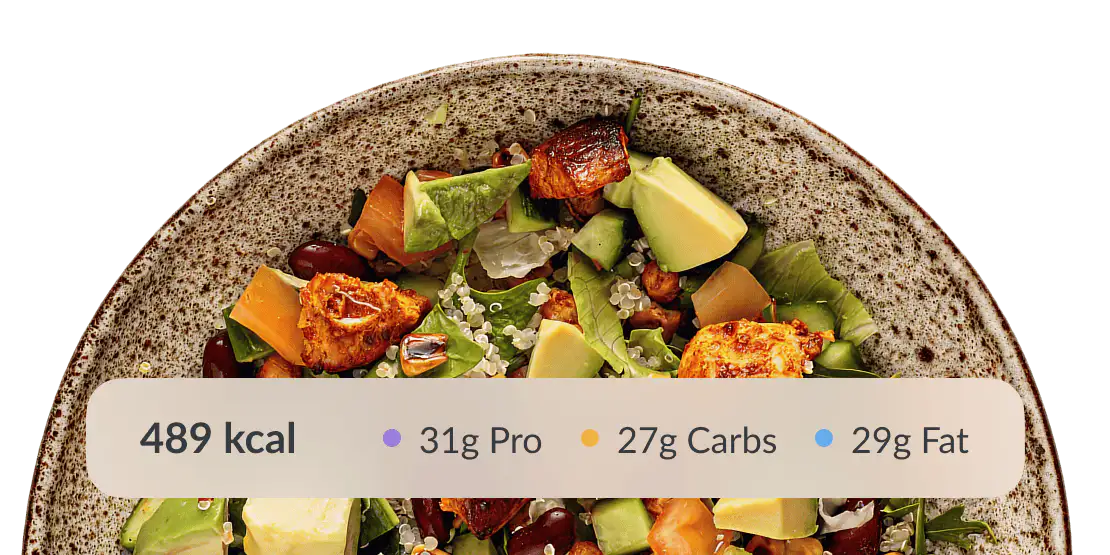 نكهات من إبداع الشيف. مدعومة بأخصائيي التغذية.