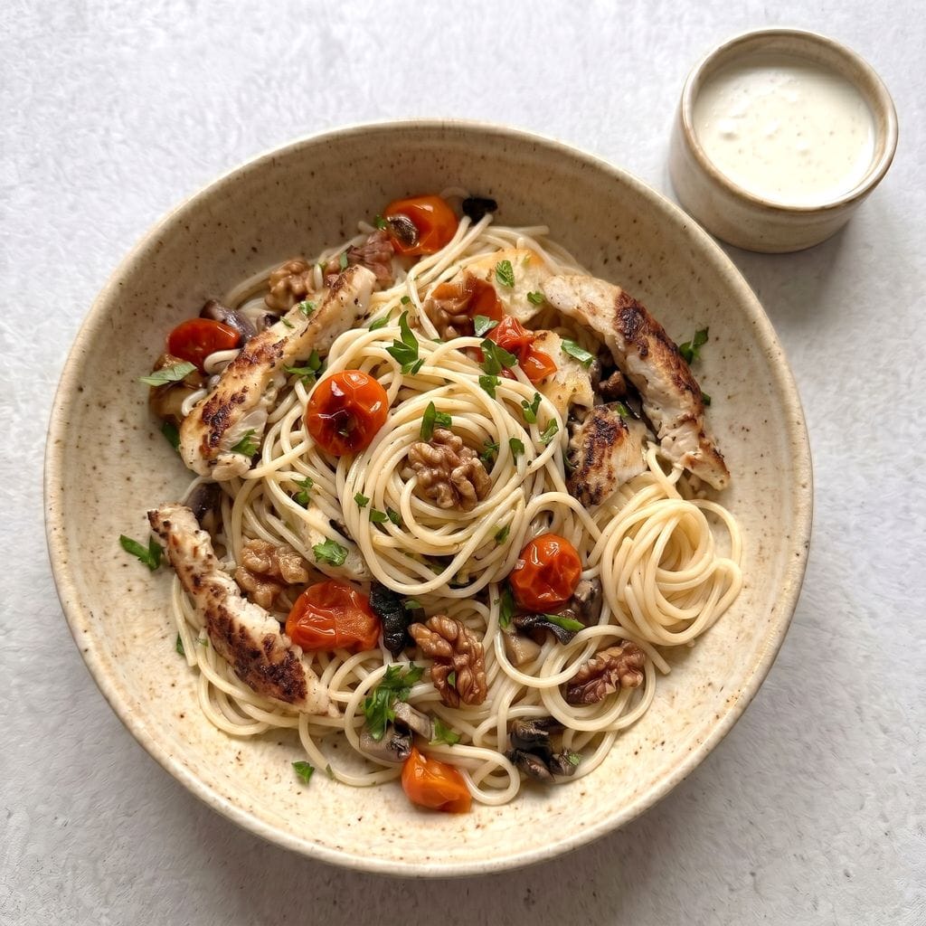 Spaghetti with Gorgonzola Sauce
