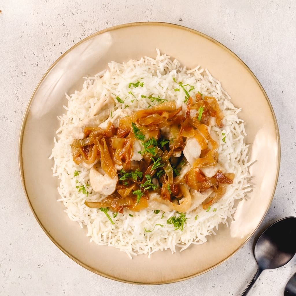 Creamy Chicken with Jasmine Rice