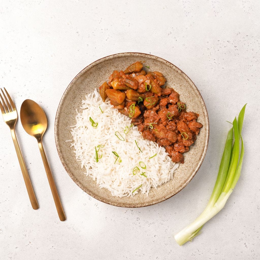 Um Aziz Okra with Beef