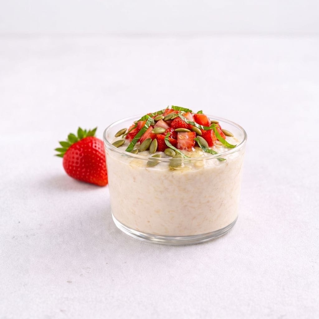 Creamy Porridge with Strawberries