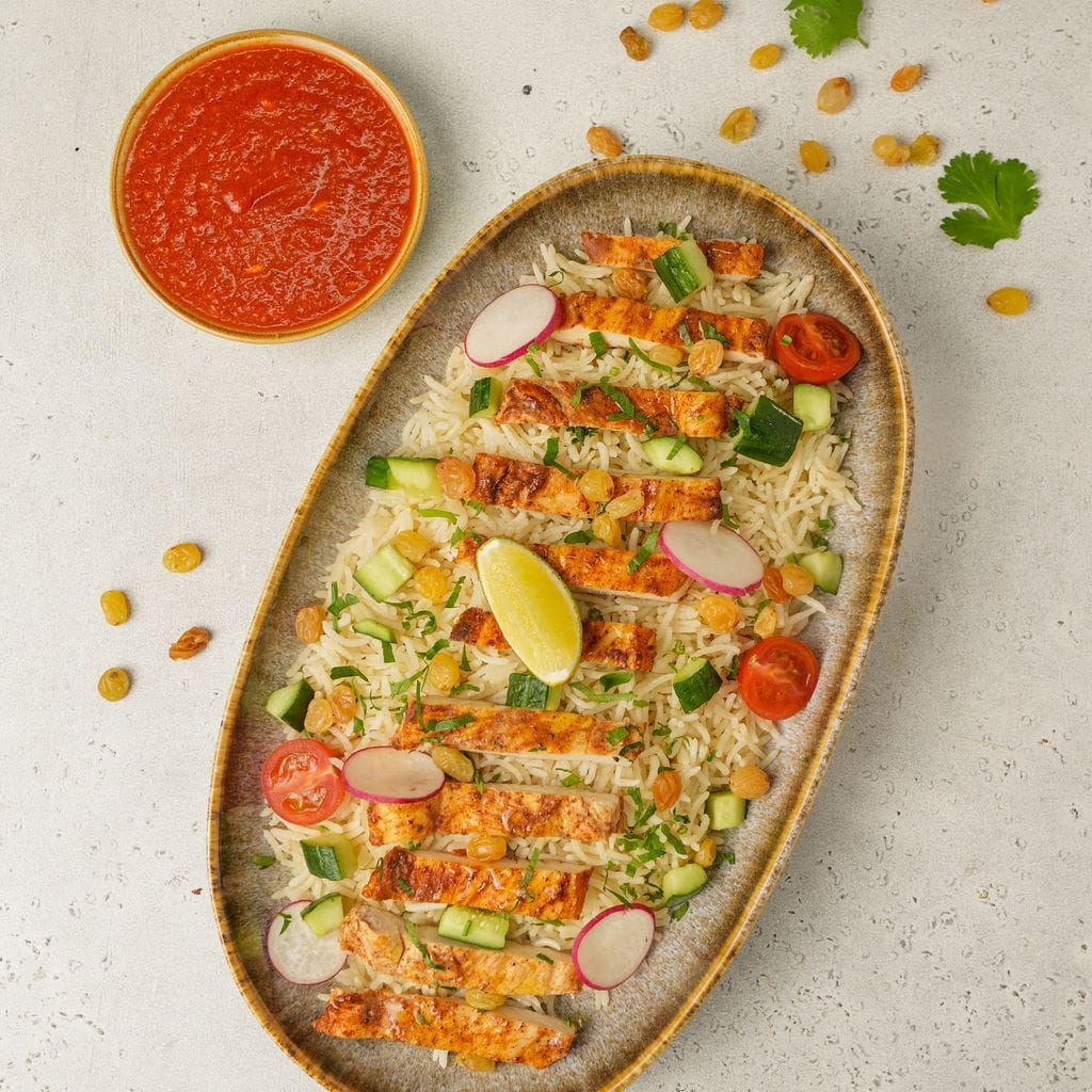 Turkish Chicken and Rice Bowl