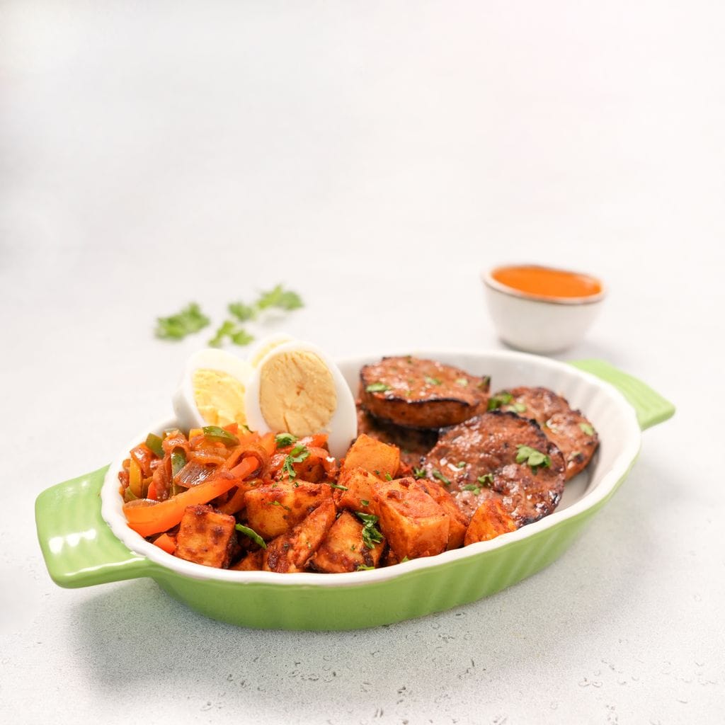 Beef and Eggs Bravas