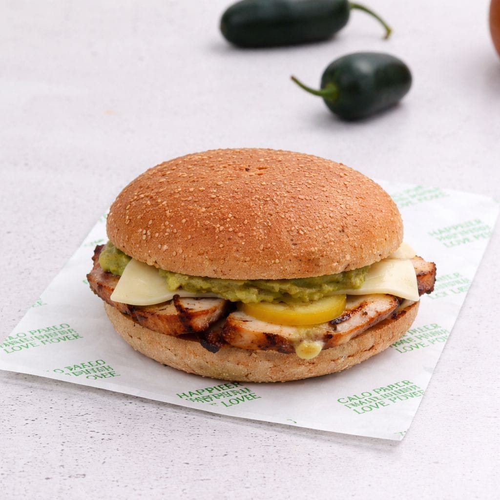 الدجاج المدخن مع الجبن