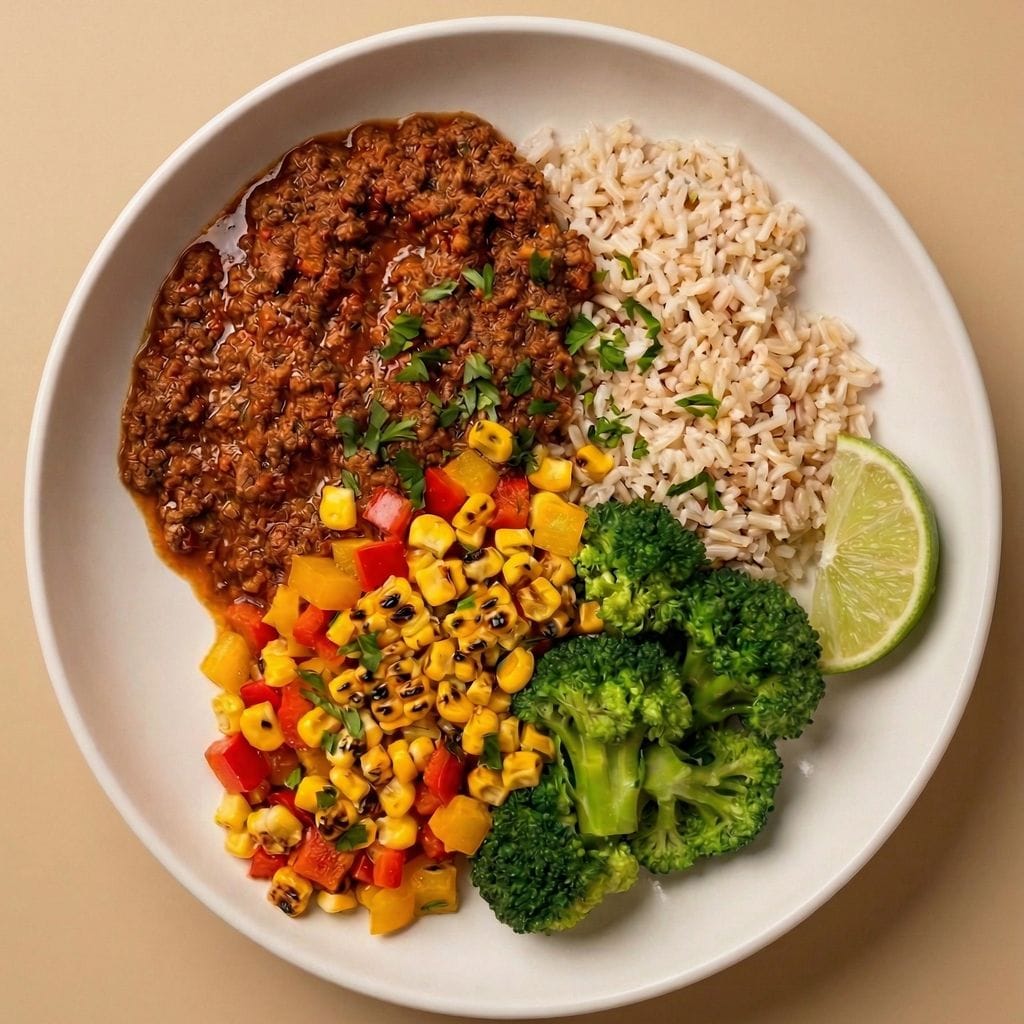 Beef Chili with Brown Rice
