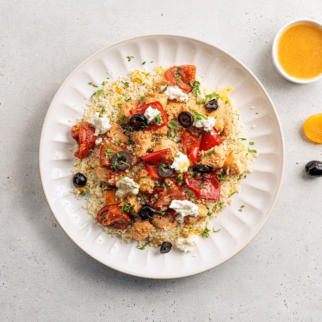 كسكس الدجاج بالمشمش