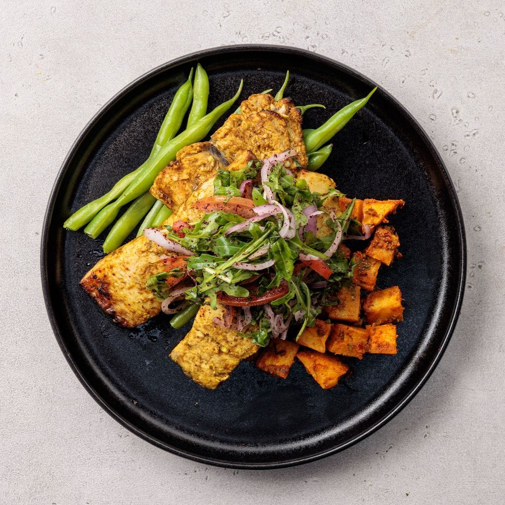 Tangy Tamarind Sea Bass with Potato