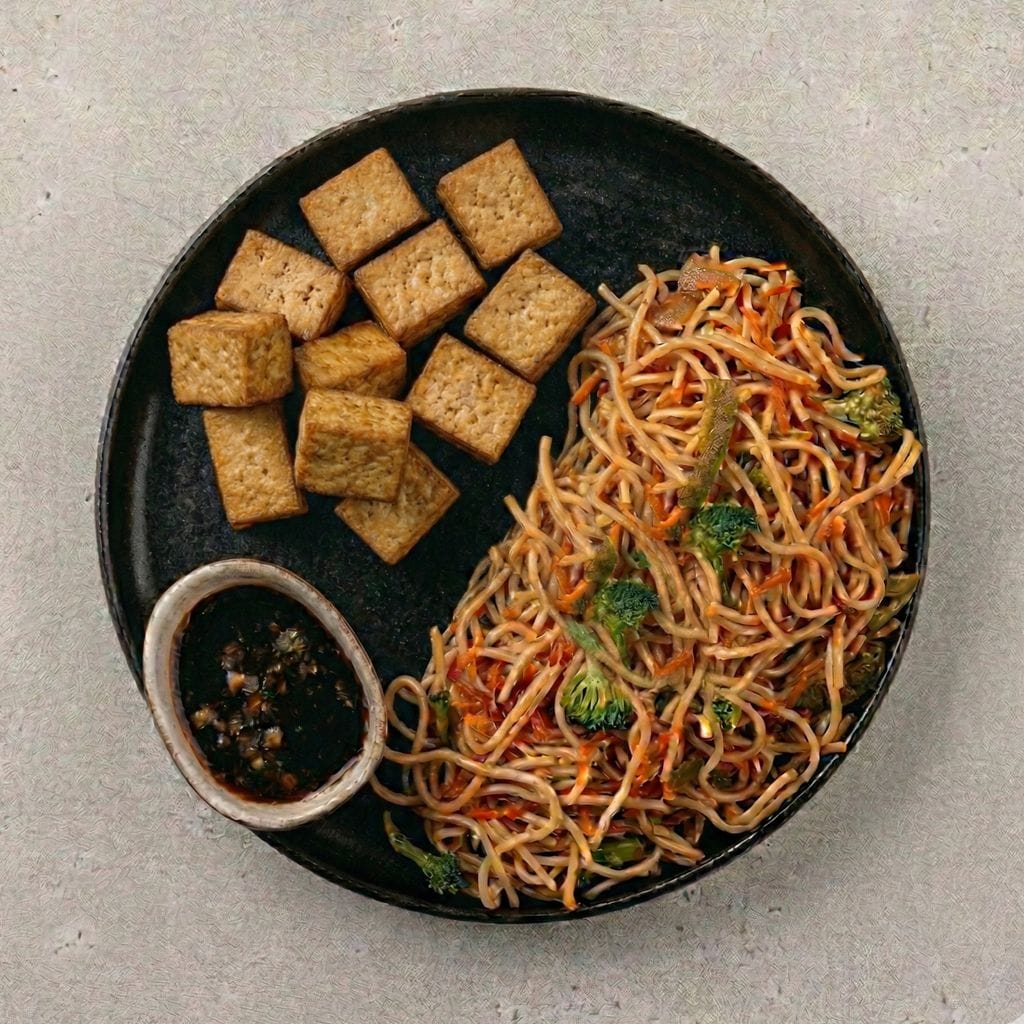 Stir Fried Noodles with Tofu