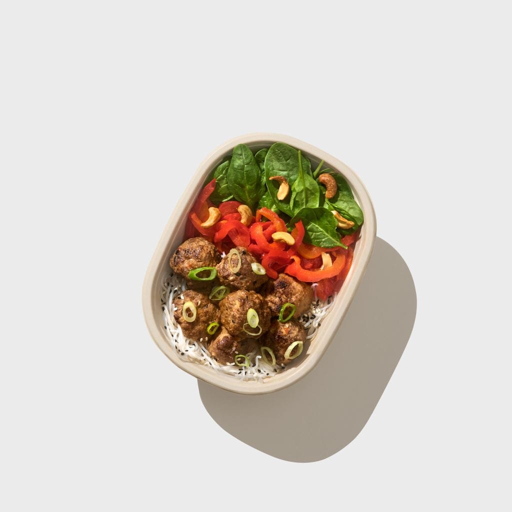 Asian Style Beef Meatballs High Protein