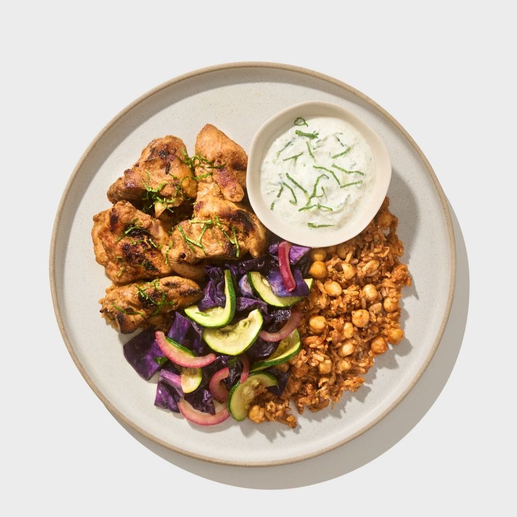 Mediterranean Grilled Chicken Bowl High Protein