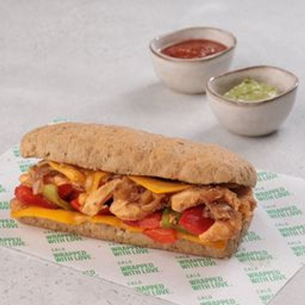 Cheesy Fajita Chicken Sandwich