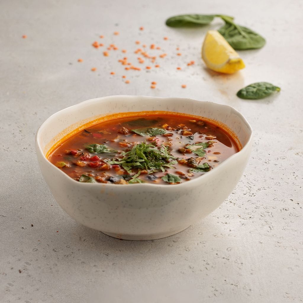 شوربة العدس والخضار