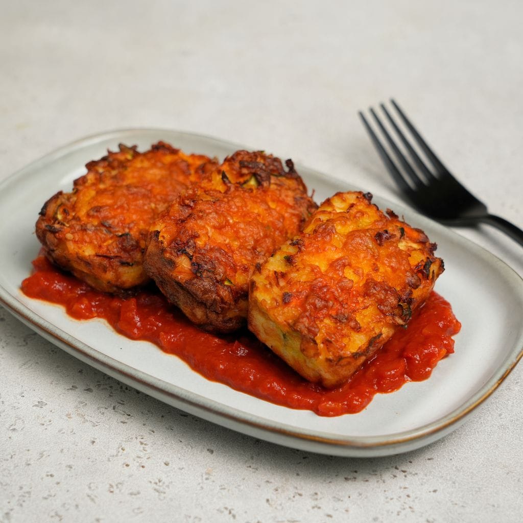 Courgette and Rice Slice