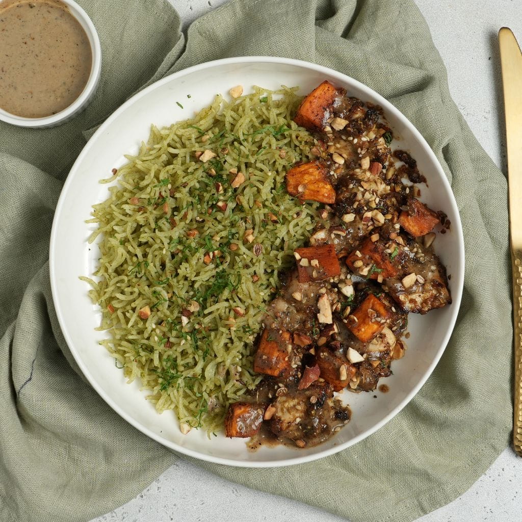 Zaatar Chicken with Herbed Rice