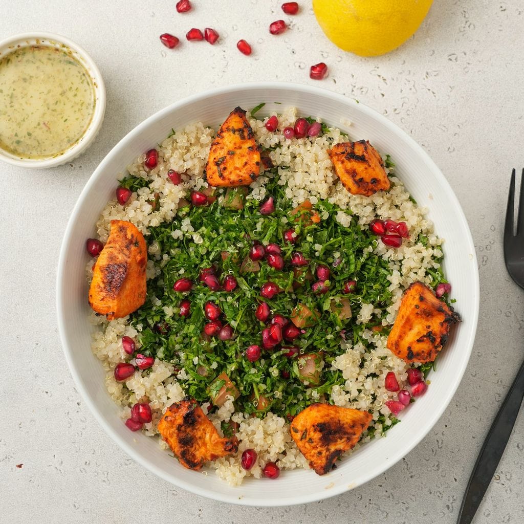 Chicken Beet Taboula