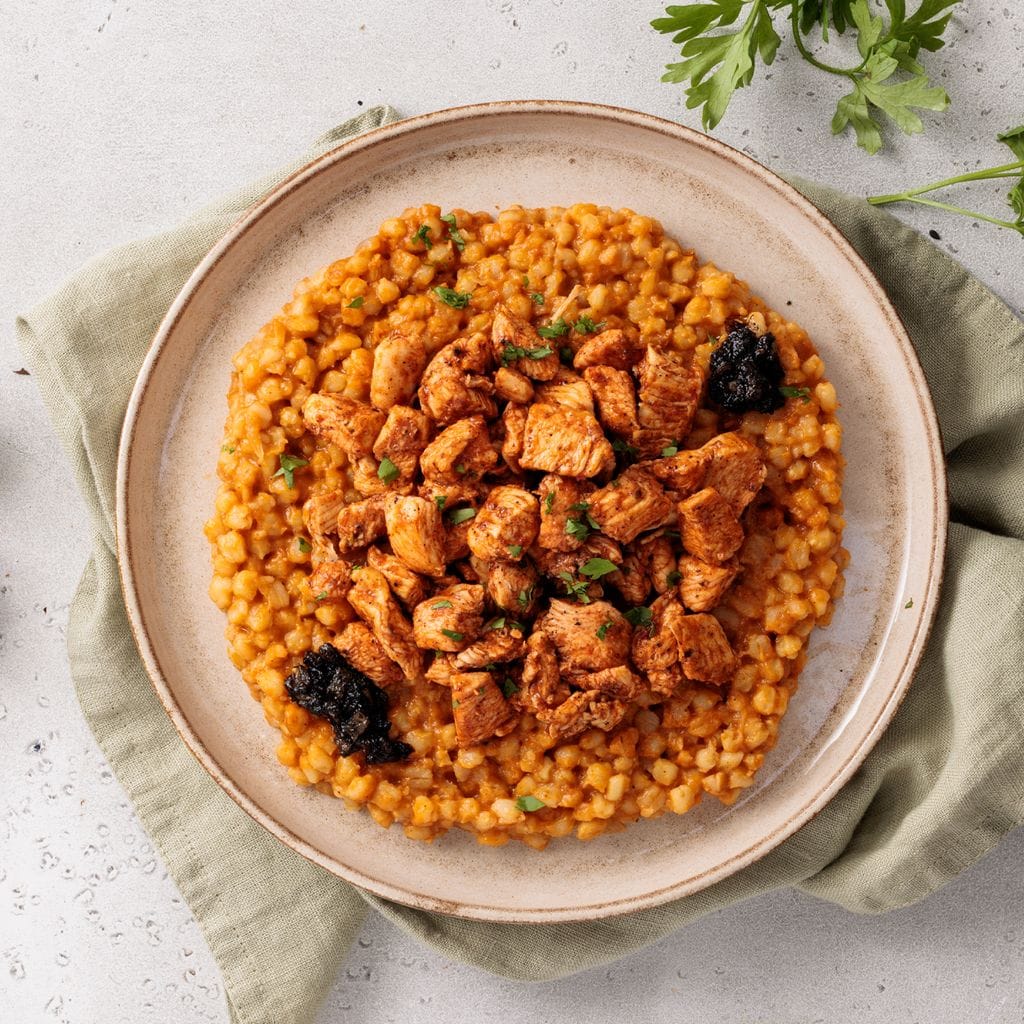 Red Jareesh With Chicken