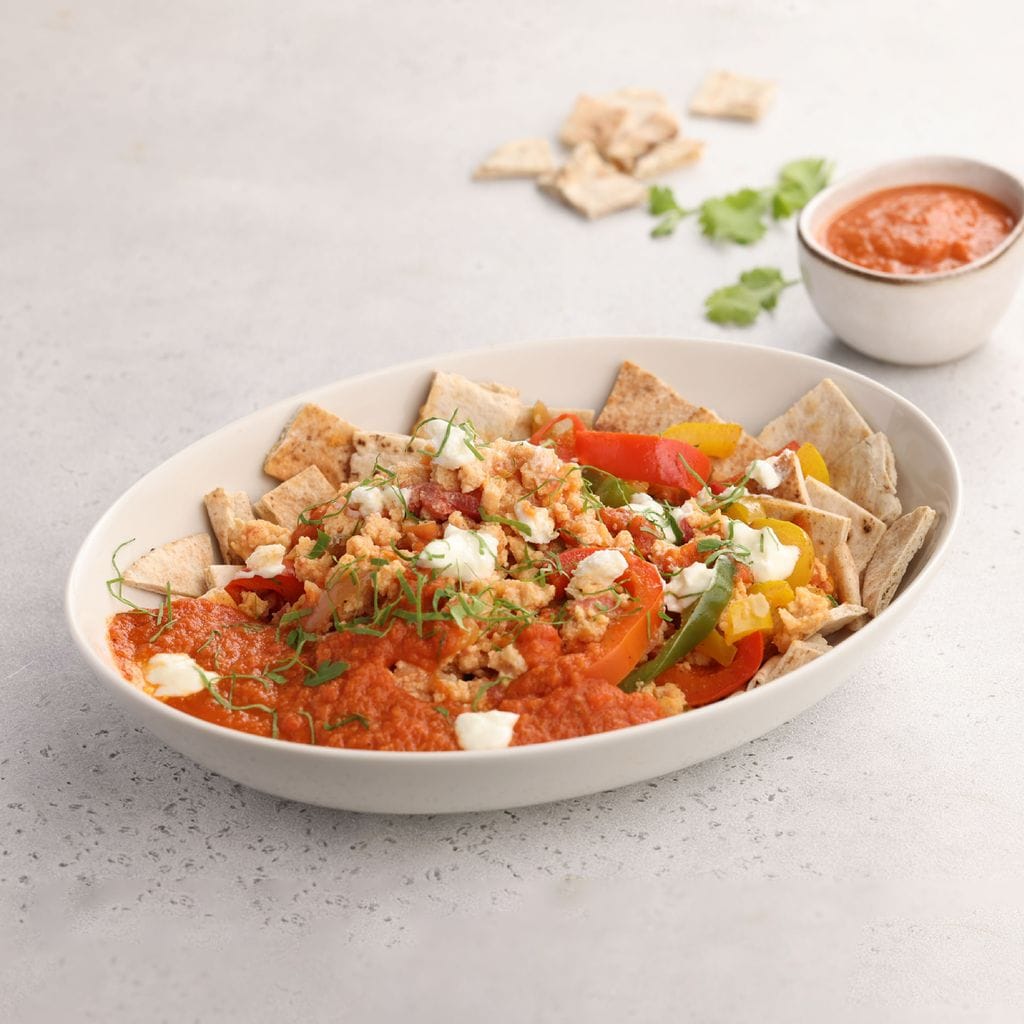 Turkish Menemen Style Fatteh