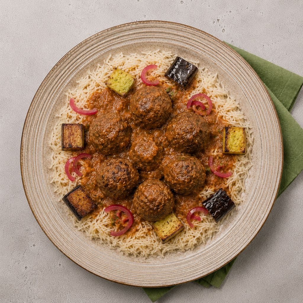 Camel Pilaf with Saloona