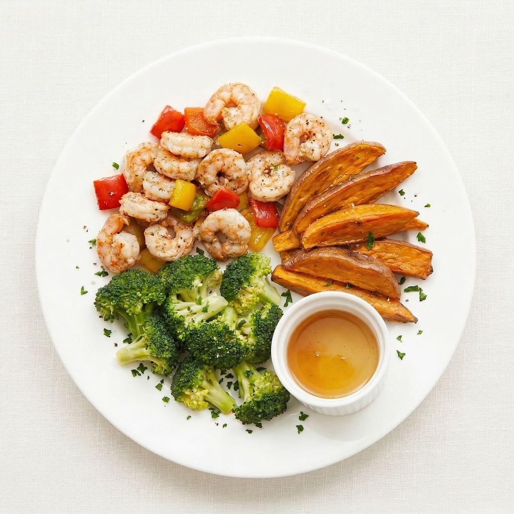 Shrimp with Lime and Peanut Sauce