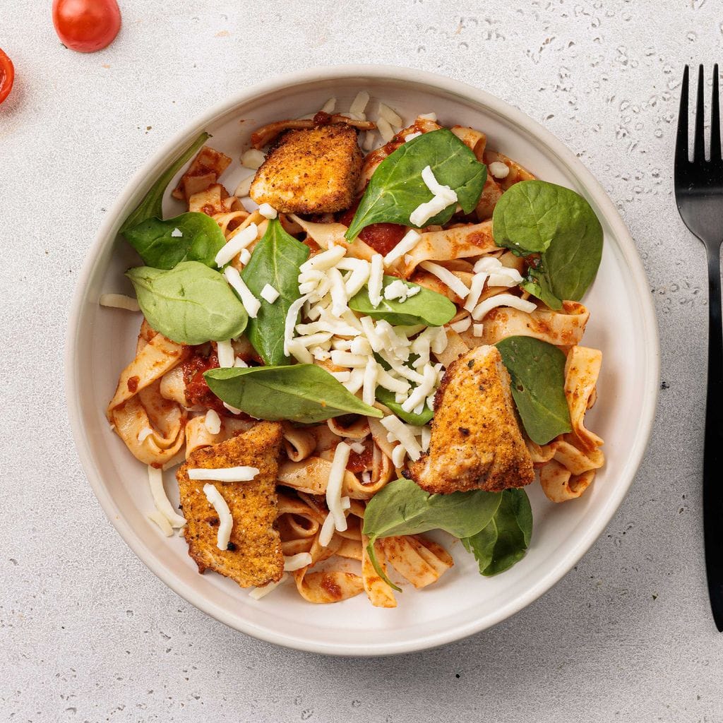 Chicken Caprese Fettuccine