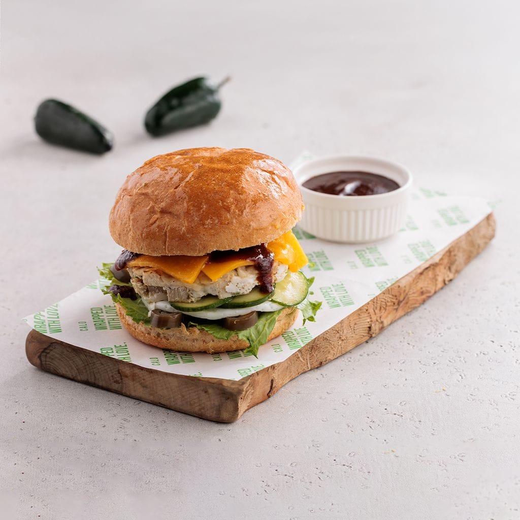  برجر الدجاج المدخن