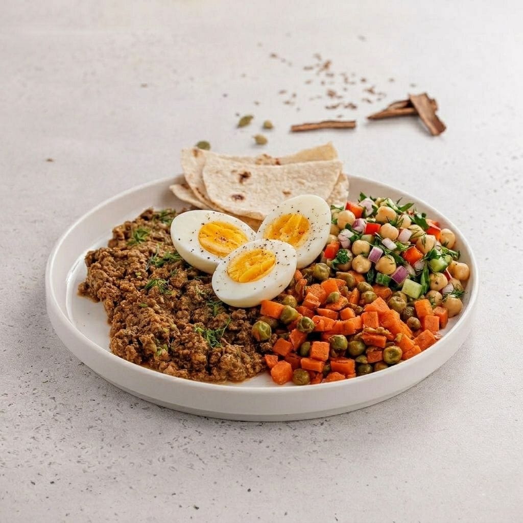Beef Kheema with Chickpeas