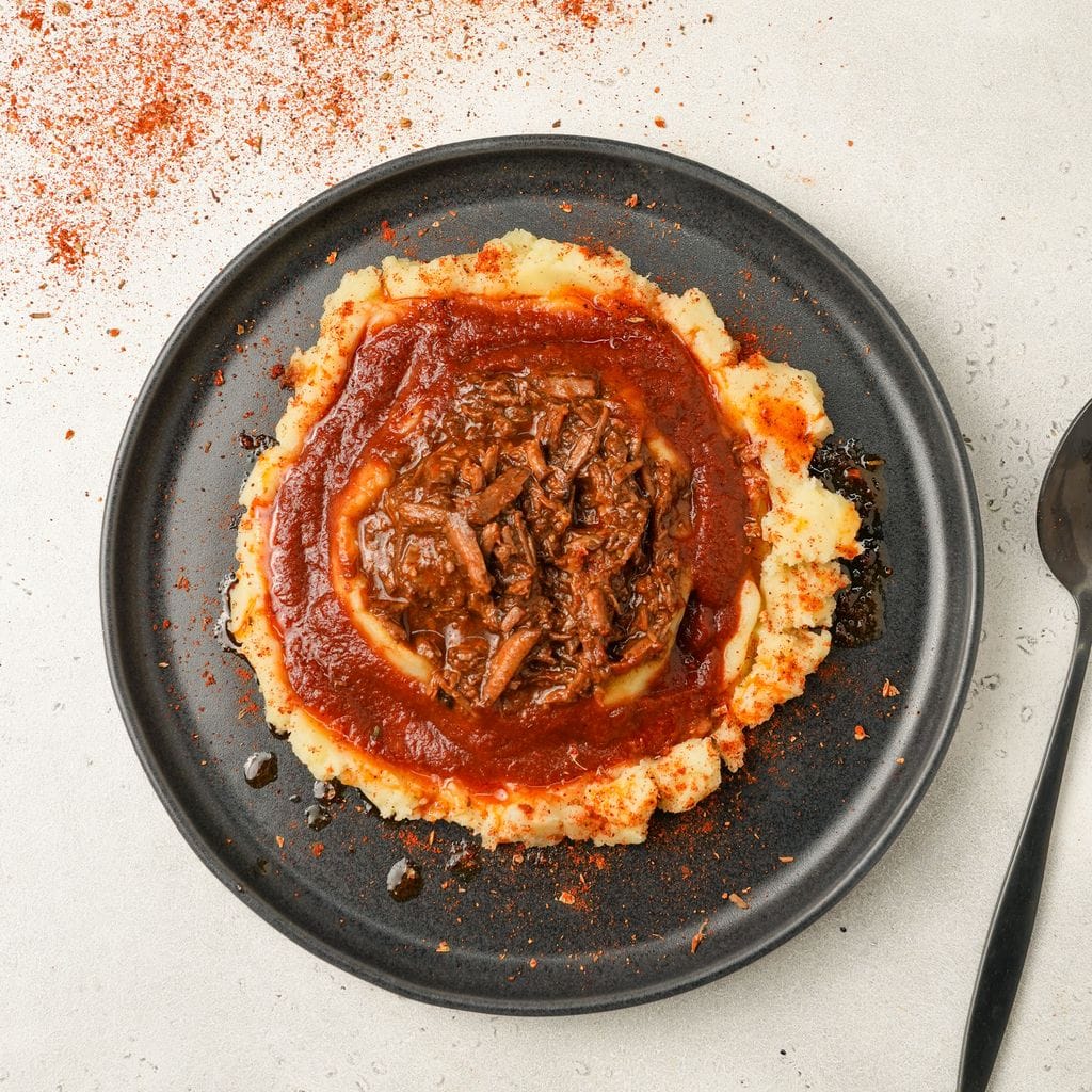 Mashed Loaded Pulled Beef