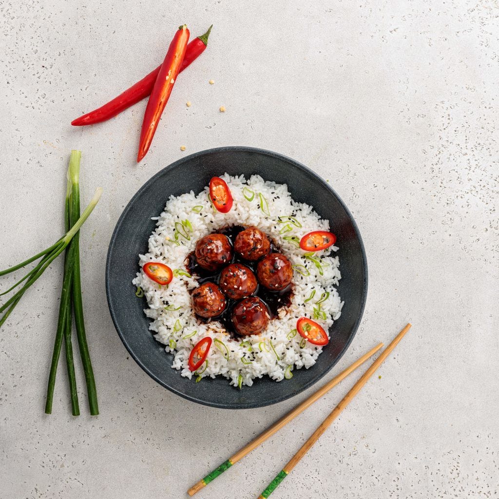 كرات اللحم المشوية على الطريقة الكورية