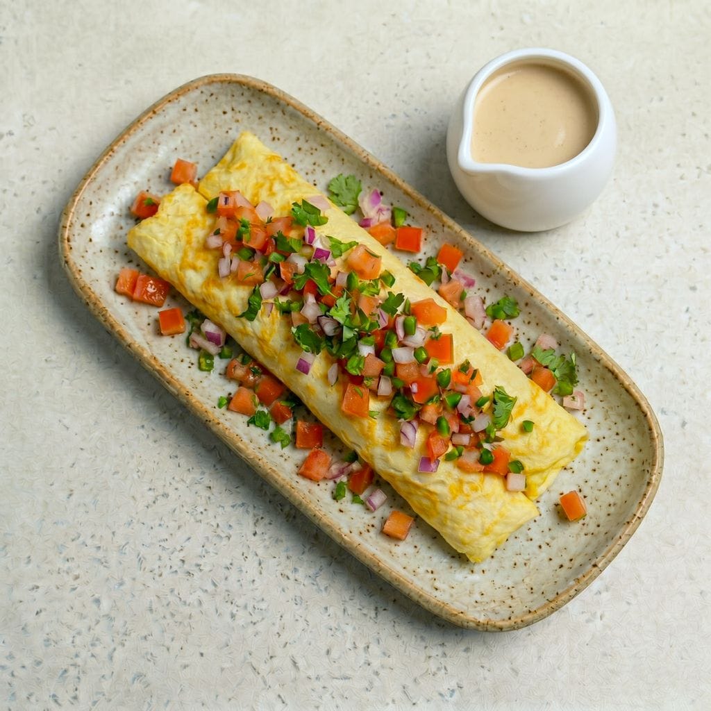 Spinach Ricotta Omelette