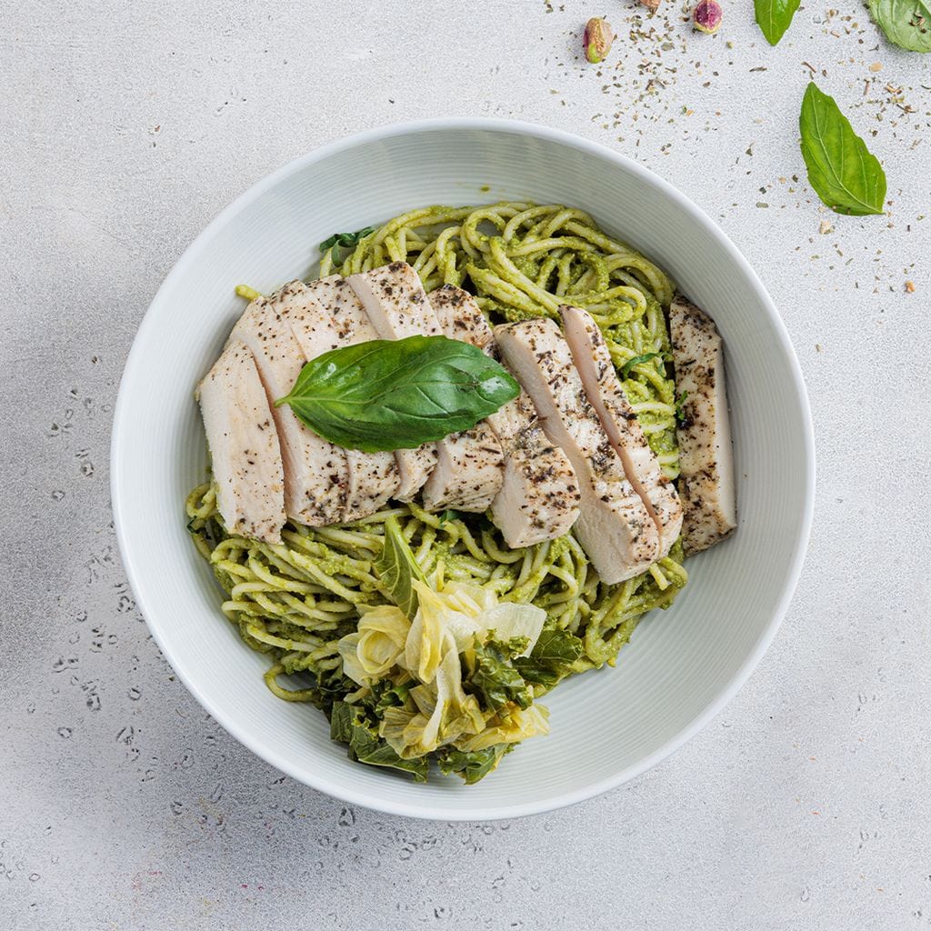 Italian Chicken with Pasta Primavera High Protein