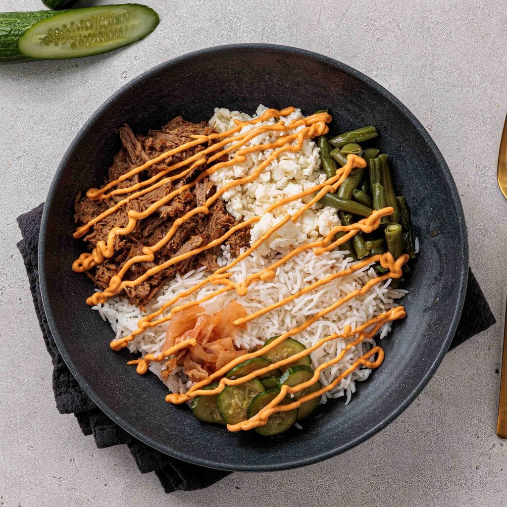 Pulled Beef Bulgogi Bowl High Protein