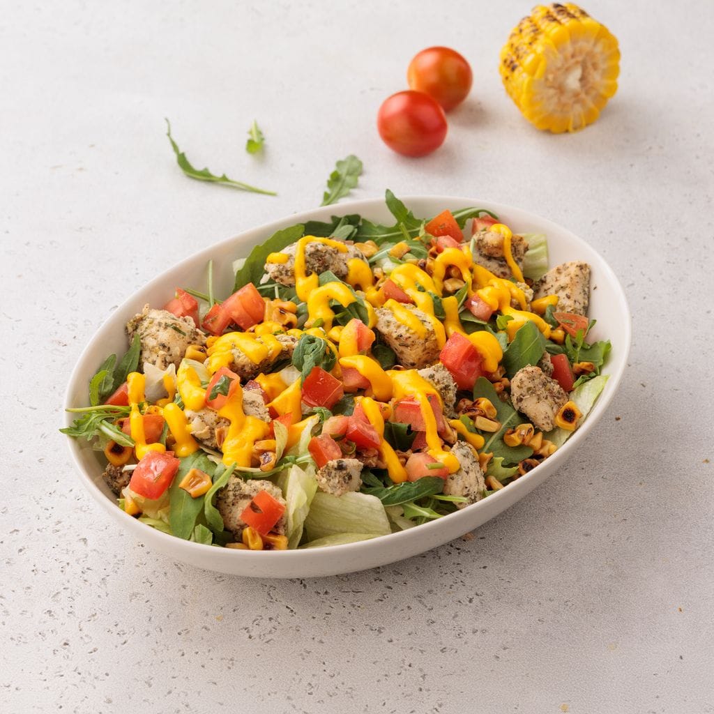 Grilled Chicken and Corn Salad