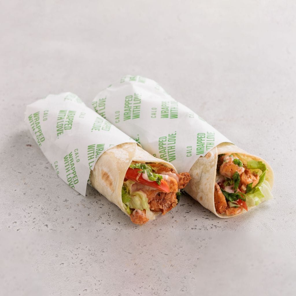 Spicy Chicken Wrap High Protein