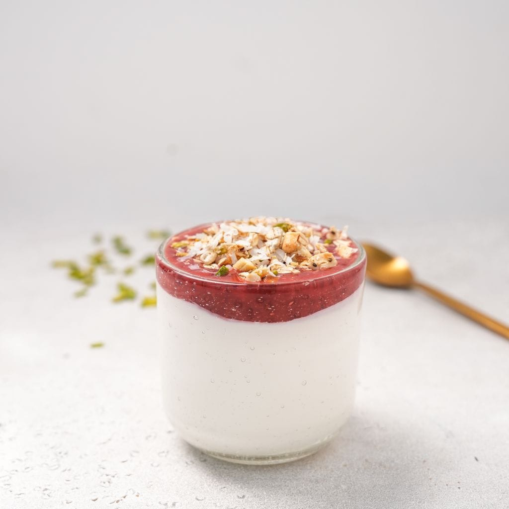 Strawberry Chia Granola Parfait