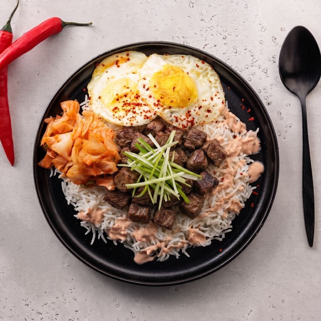 Kimchi Beef Rice Bowl