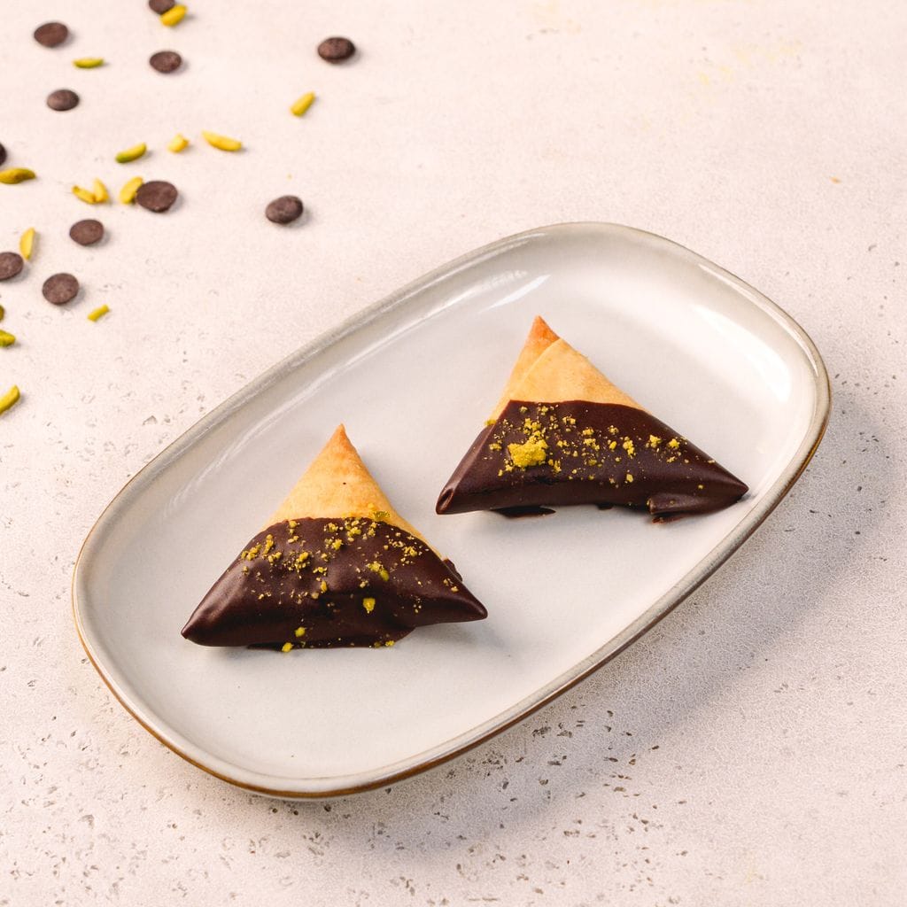 Chocolate Kunafa Samosa