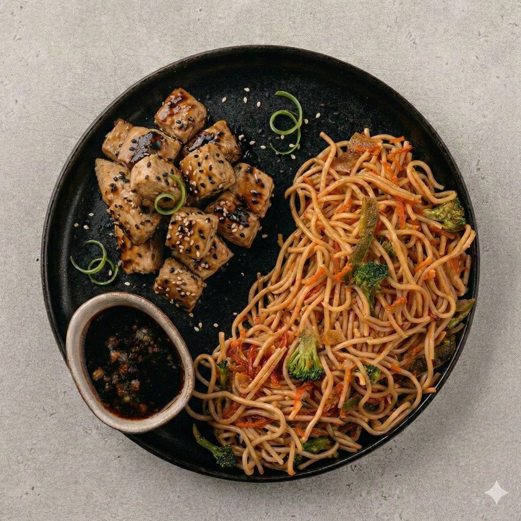 Stir Fried Noodles with Chicken