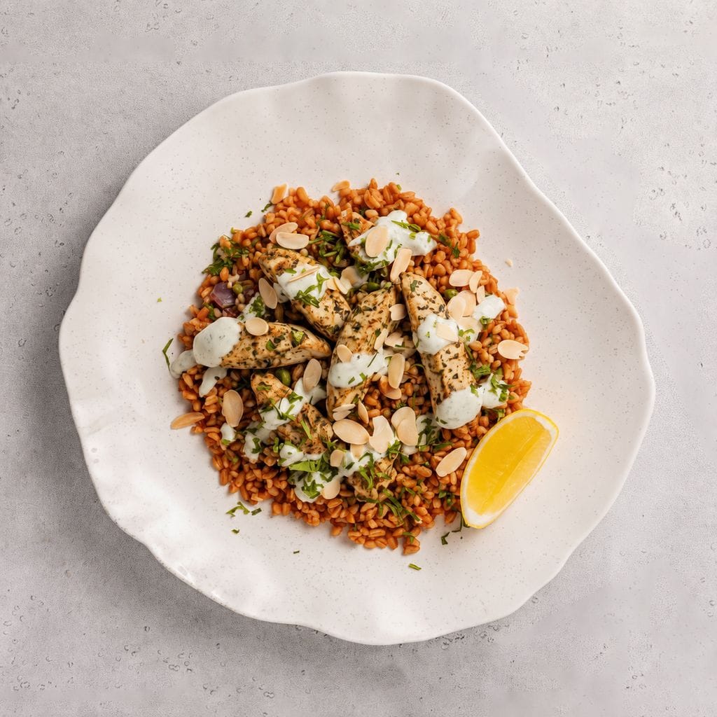 Chicken Tomato Freekeh
