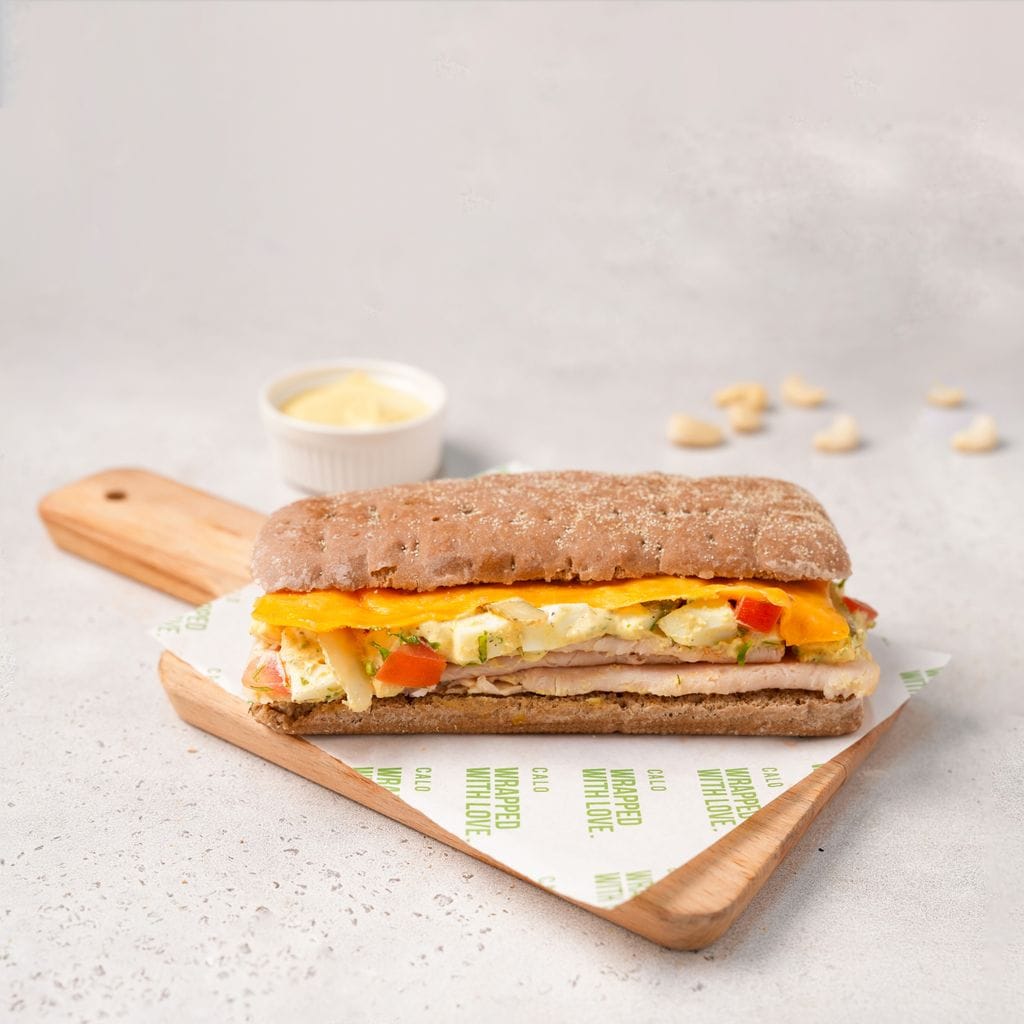 Turkey Cheddar Egg Sandwich